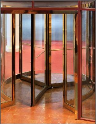 Commercial Glass Entry Doors in Office Building