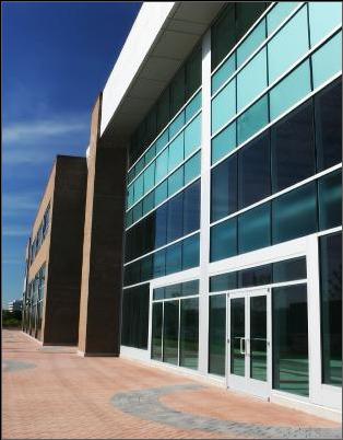 Commercial Glass Entry Doors in Office Building